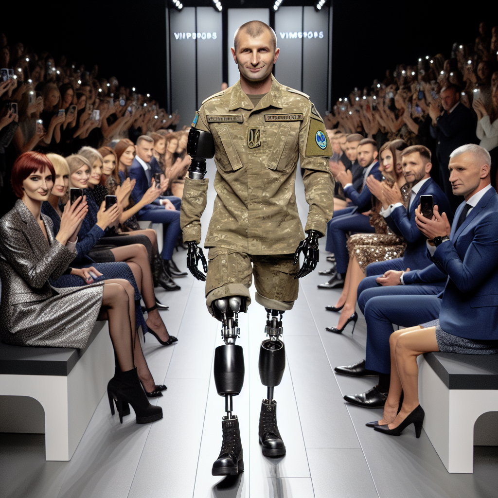 Prosthetic-Wearing Ukraine War Veterans Shine at Fashion Week Return by Graveyard Shift