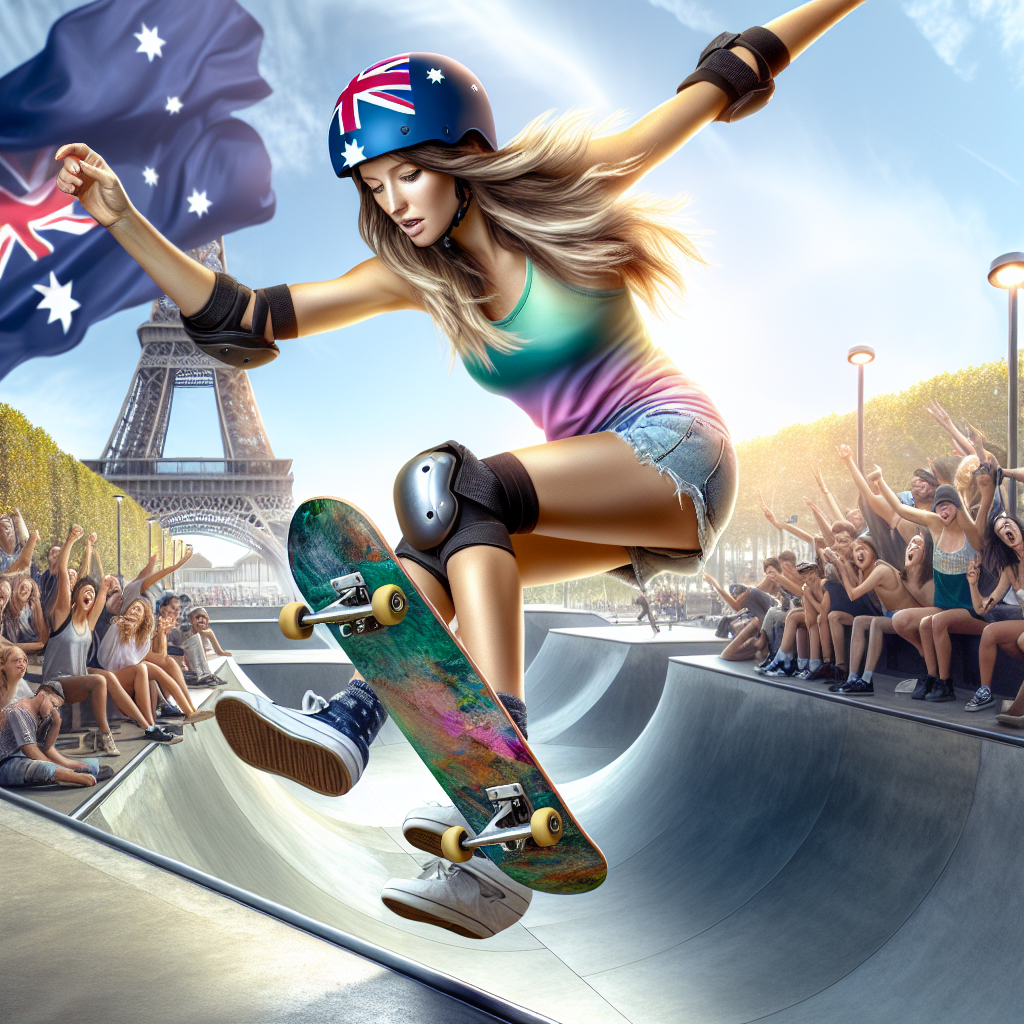 Teen Skateboarding Phenom Arisa Trew Prepares for Paris 2024 Olympics by Graveyard Shift