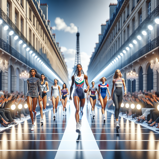 Olympian Women Celebrate Gender Equality by Taking Paris Fashion Runway by Graveyard Shift