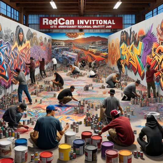 RedCan Invitational Graffiti Jam: Celebrating Art at Cheyenne River by Graveyard Shift