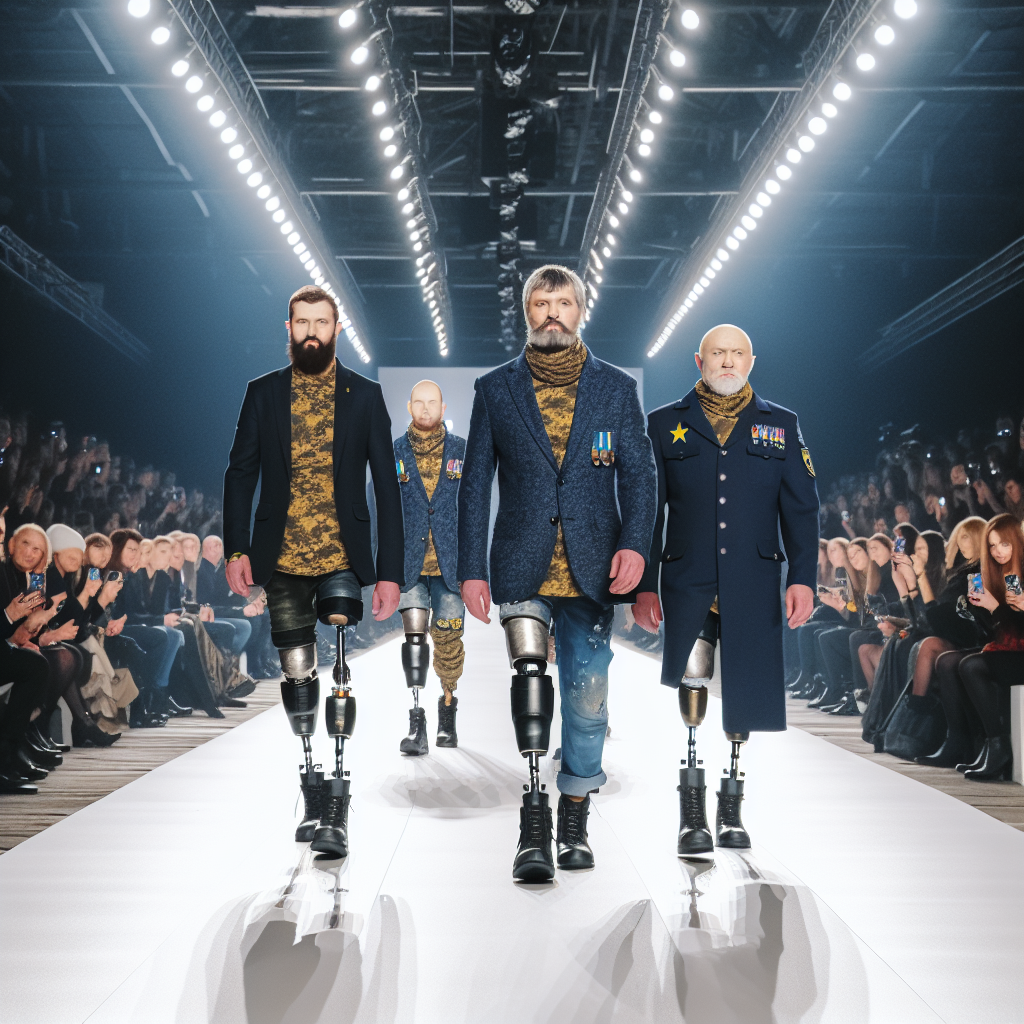 Ukraine War Veterans Walk the Runway with Prosthetics at Fashion Week by Graveyard Shift