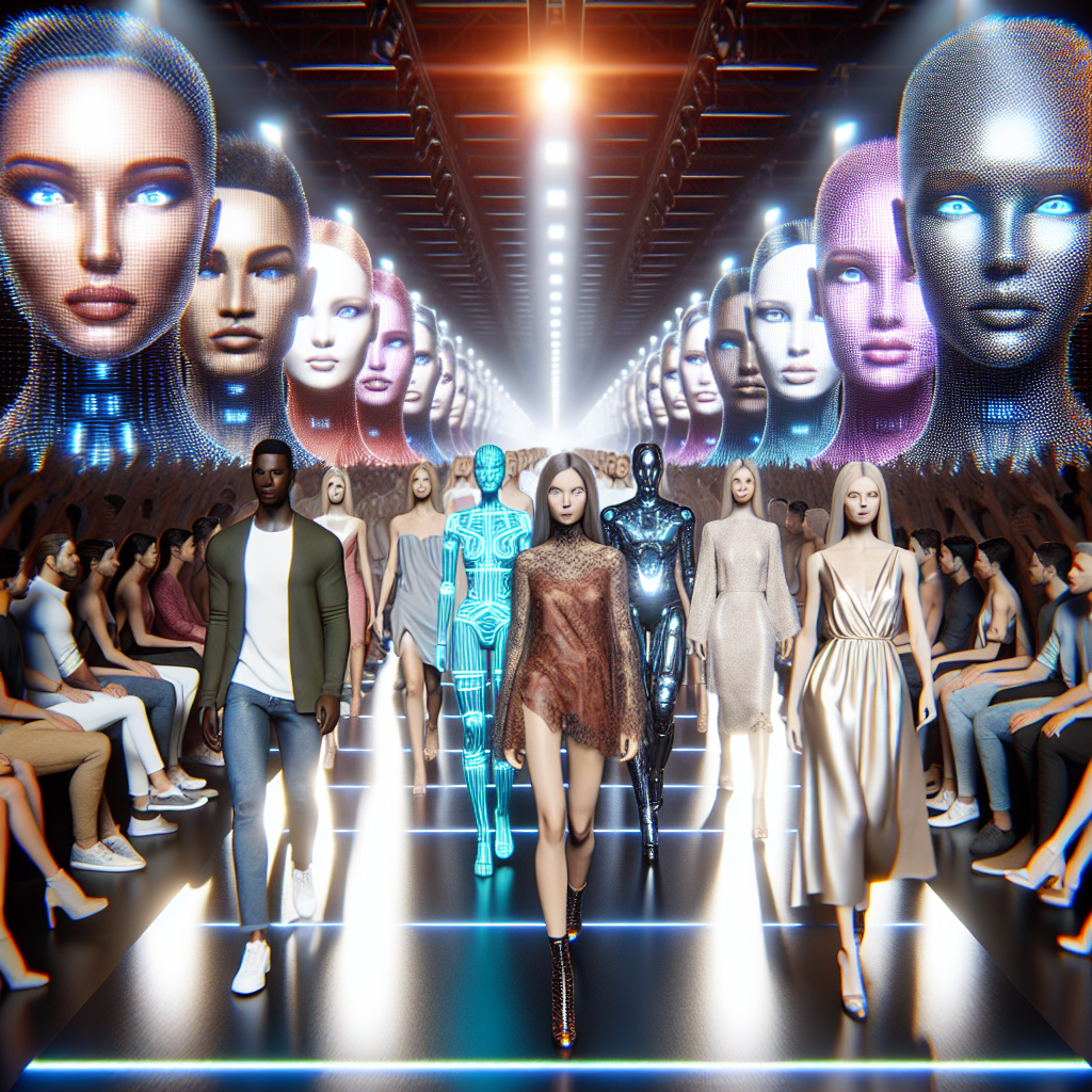 AI Redefining Fashion: Models Compete with Algorithms on Runways by Graveyard Shift