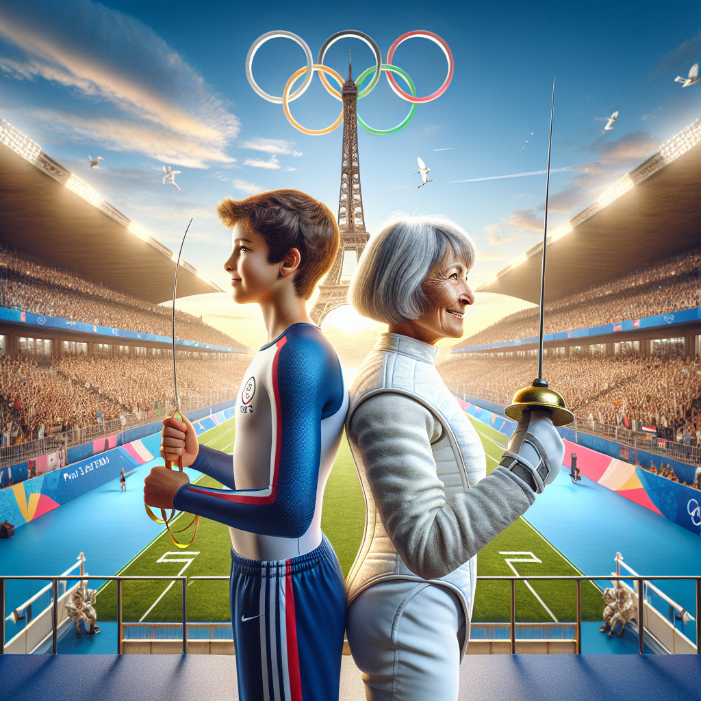 Bridging Generations: 50-Year Age Gap at Paris Olympics by Graveyard Shift