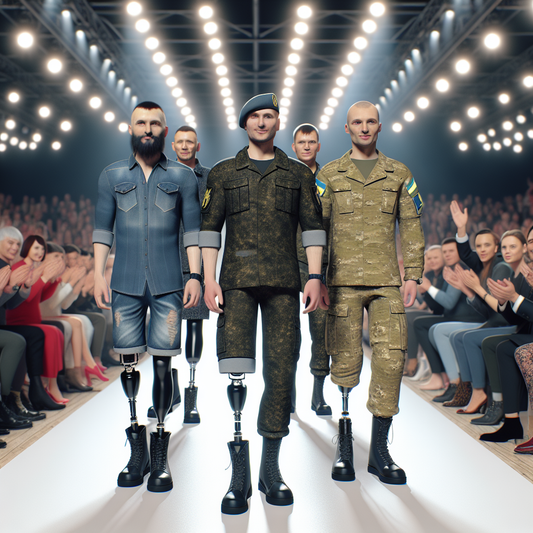 Ukraine War Veterans with Prosthetics Shine at Fashion Week by Graveyard Shift