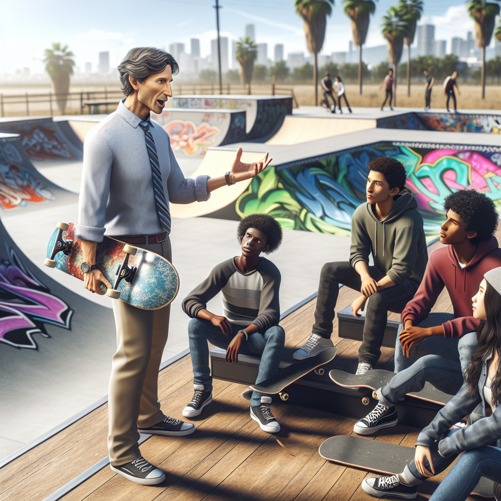 San Diego Teacher Advocates for New Skate Park Near Students by Graveyard Shift