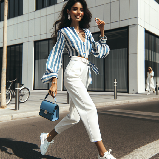 Master the Blue and White Fashion Trend Effortlessly by Graveyard Shift