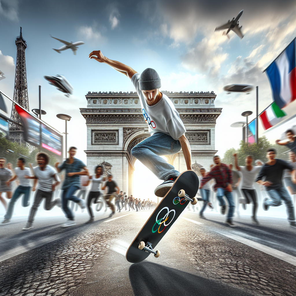 Nyjah Huston Prepares for Triumph at Paris 2024 Olympics by Graveyard Shift